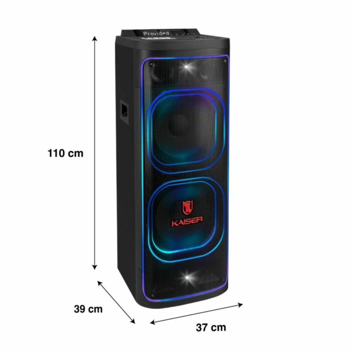 Bafle Profesional Kaiser KSB-4224 2X12" 60,000 W PMPO ENDY12